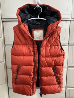ZARA BOYS フード付き ダウンベスト