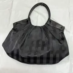 agnes b. アニエスベー　ハンドバッグ 黒　チェック
