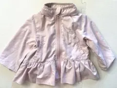 ペプラム フリル ウィンドブレーカー _90_ピンク