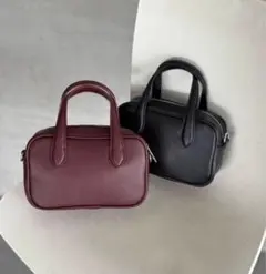 PAGEBOY ノベルティ　ハンドバッグ　黒のサムネイル