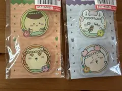 ちいかわアクリルクリップ 4個セット モモンガ・古本屋・くりまんじゅう・シーサー
