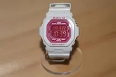 CASIO カシオ　Baby-G デジタル腕時計 ホワイト　文字盤ピンクのサムネイル