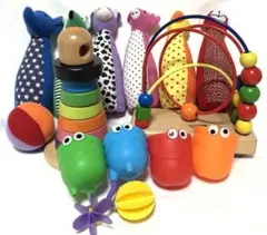 知育玩具5点セット ボーネルンド IKEA 森のメロディーカーなど…