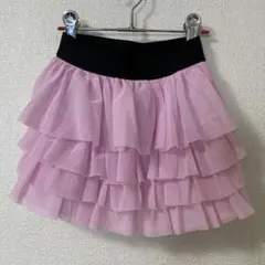 Diable フリル付きピンクのキュロットパンツのサムネイル