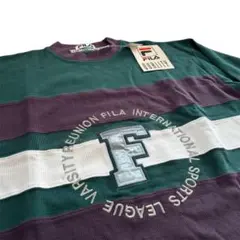 90s ビンテージ フィラ FILA ビッグロゴセーター