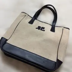 courreges　クレージュ　トートバック Vintage y2k ロゴのサムネイル