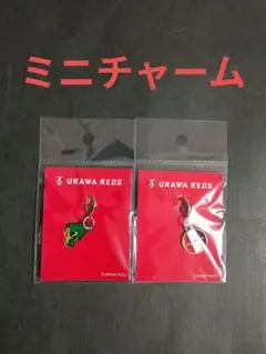 浦和レッズ　ミニチャーム　レディア＆フラッグセット　新品未開封品