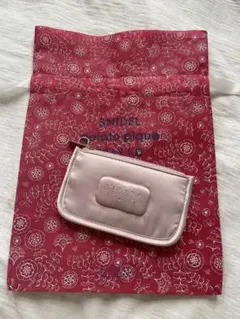 GELATO PIQUE ピンクポーチ サテン