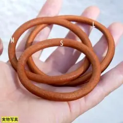 6mm 革 レザー バングルブレスレット 皮 ヴィンテージ ユニセックス