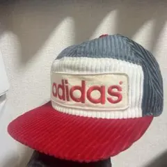 adidas アディダス　コーデュロイ　キャップ　 帽子　ビンテージ
