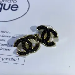 ccロゴ ゴールドピアス