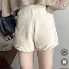 nugu AFULE ニットショートパンツ