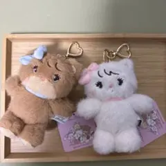mikko illustrations ラテ　ムース　ぬいぐるみxs