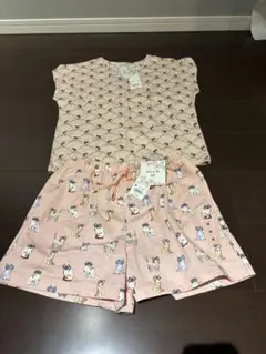 PAUL & JOE 猫柄ルームウェアセット M/S