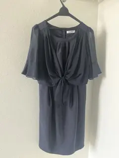 REW de REW ネイビー　ワンピース　M 結婚式・お呼ばれ