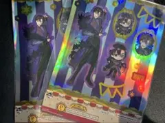 ステッカー2枚＆ラバーチャームセット カラフルピーチ 一番くじ もふ