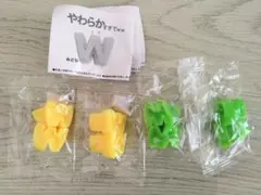 やわらかすぎてww スクイーズ カプセルトイ 4個セット