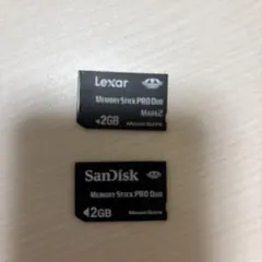 メモリースティック PRO Duo 2GB 2枚セット