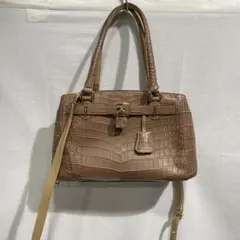 三宝 SANPO JRAタグ付 2WAY ハンド/ショルダーバッグ ブラウン系のサムネイル