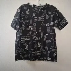 New Balance 総柄プリント Tシャツ ブラック 130のサムネイル