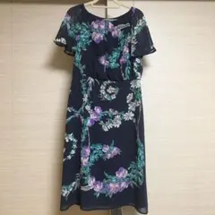 洗える！スーナウーナ シフォン ワンピース 36サイズ S