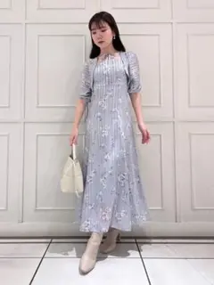 SNIDEL ボレロプリントワンピース