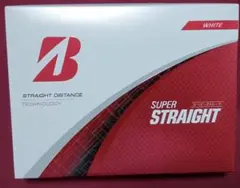 ホワイト★１ダース★ブリジストンゴルフボール　スーパーストレート　新品　2025