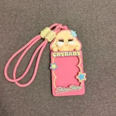 POPMART クライベイビー カードホルダー ピンク