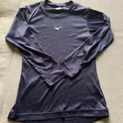 Mizuno ネイビー 長袖 アンダーシャツ 140