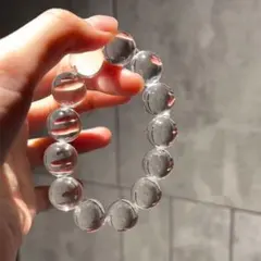 天然石 本水晶 ブレスレット 高品質 クォーツ 12mm 浄化