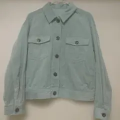 GU コーデュロイジャケット ライトグリーン