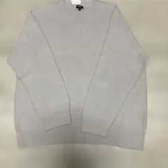 3Dクルーネックセーター（長袖）3XLライトグレー