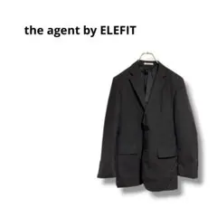 【the agent by ELEFIT】スーツ　ジャケットダークグレーAB98