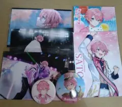 すとぷり　さとみくん　ブロマイド、缶バッジ