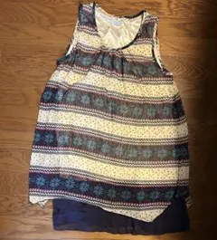 ノースリーブチュニック L