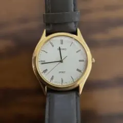 SEIKO SPIRIT 腕時計 ゴールド オリジナルレザーベルト