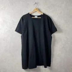 80s 90s USA製 Tシャツ ブラック XLサイズ 無地 vintage