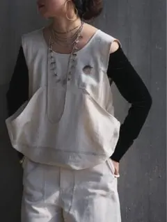 yaacc handwork washed linen best - メルカリ