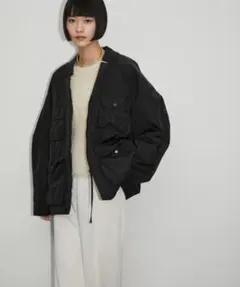 【サステナブル】コクーンジャケット　アダムエロペ