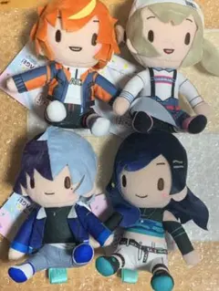 プロセカ ビビバス ふわぷちミニぬいぐるみ BNW版（進級後）セット