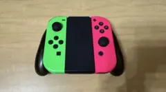 【訳あり】Joy-Con左右＋充電グリップ 左スティック不調あり