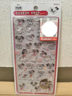 【正規品】通常サイズ ボンボンドロップシール 101匹わんちゃん 大サイズ
