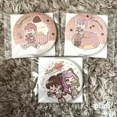 おそ松さん　缶バッジ　おそ松　トド松　トト子&にゃーちゃん