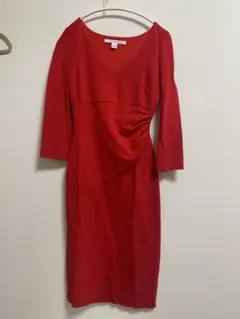 Diane von Furstenberg 赤色ワンピース サイズ2