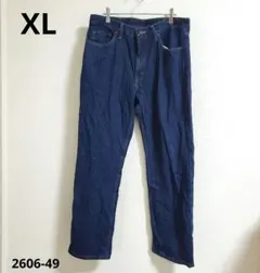 ラングラー【XL】無地 ストレートパンツ ストレート裾 34 綿のサムネイル