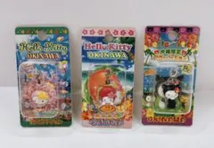 キティ　ご当地　被り物　サンゴ　アグー　マンゴー 沖縄 チャーム　ストラップ