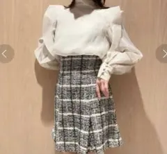 SNIDEL フレアーミニスカショーパン