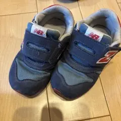 New Balance 373 キッズシューズ ネイビー/レッド 16