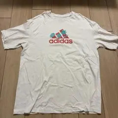 adidas Tシャツ M アイボリー　ベージュ