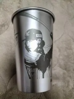 千葉ロッテマリーンズ、藤原選手、和田選手ビアアカップタンブラー